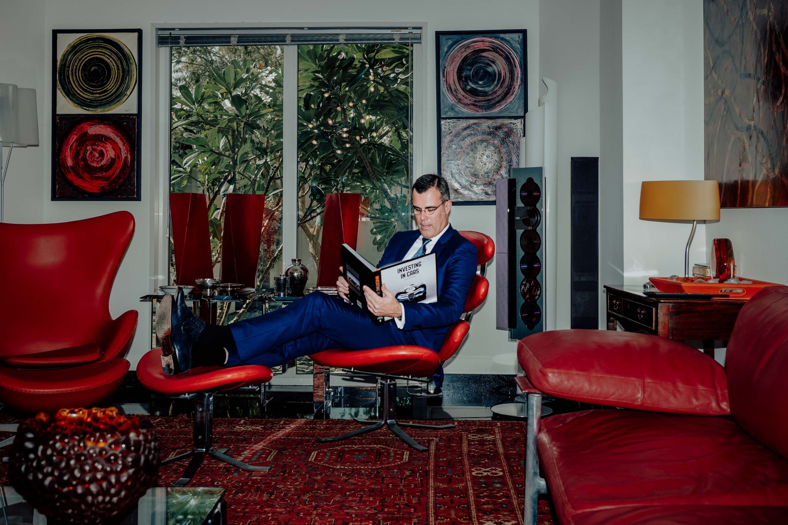 Executive portrait of Olivier Chavy, CEO of The Movenpick Dubai, photographed by William Bichara