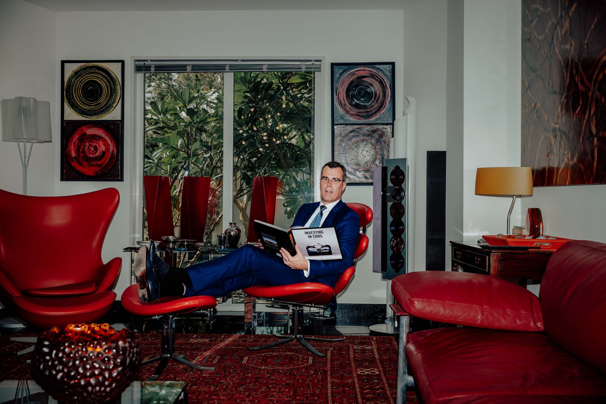 Executive portrait of Olivier Chavy, CEO of The Movenpick Dubai, photographed by William Bichara