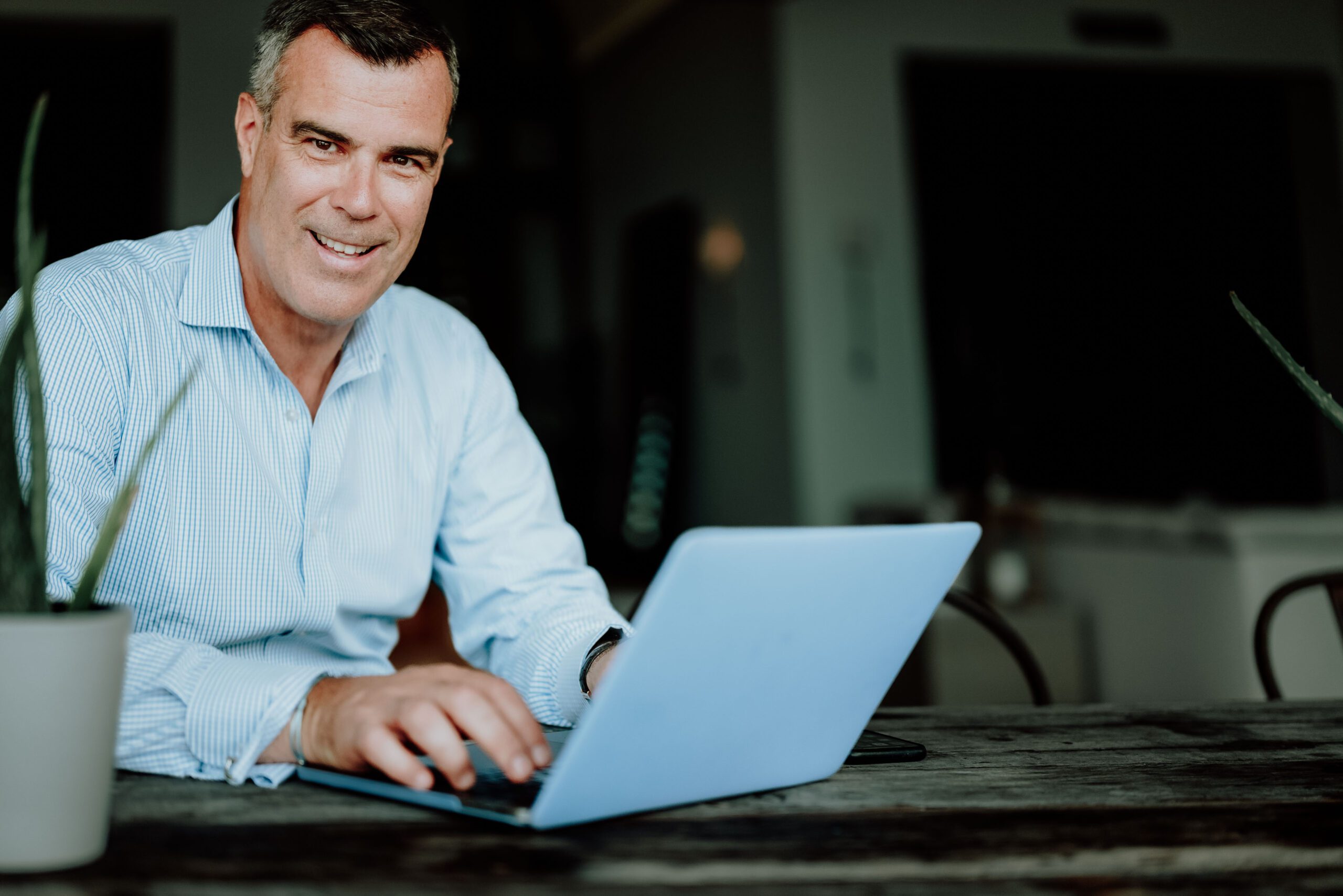 Olivier Chavy photographed during RCI executive portrait campaign by Dallas photographer William Bichara