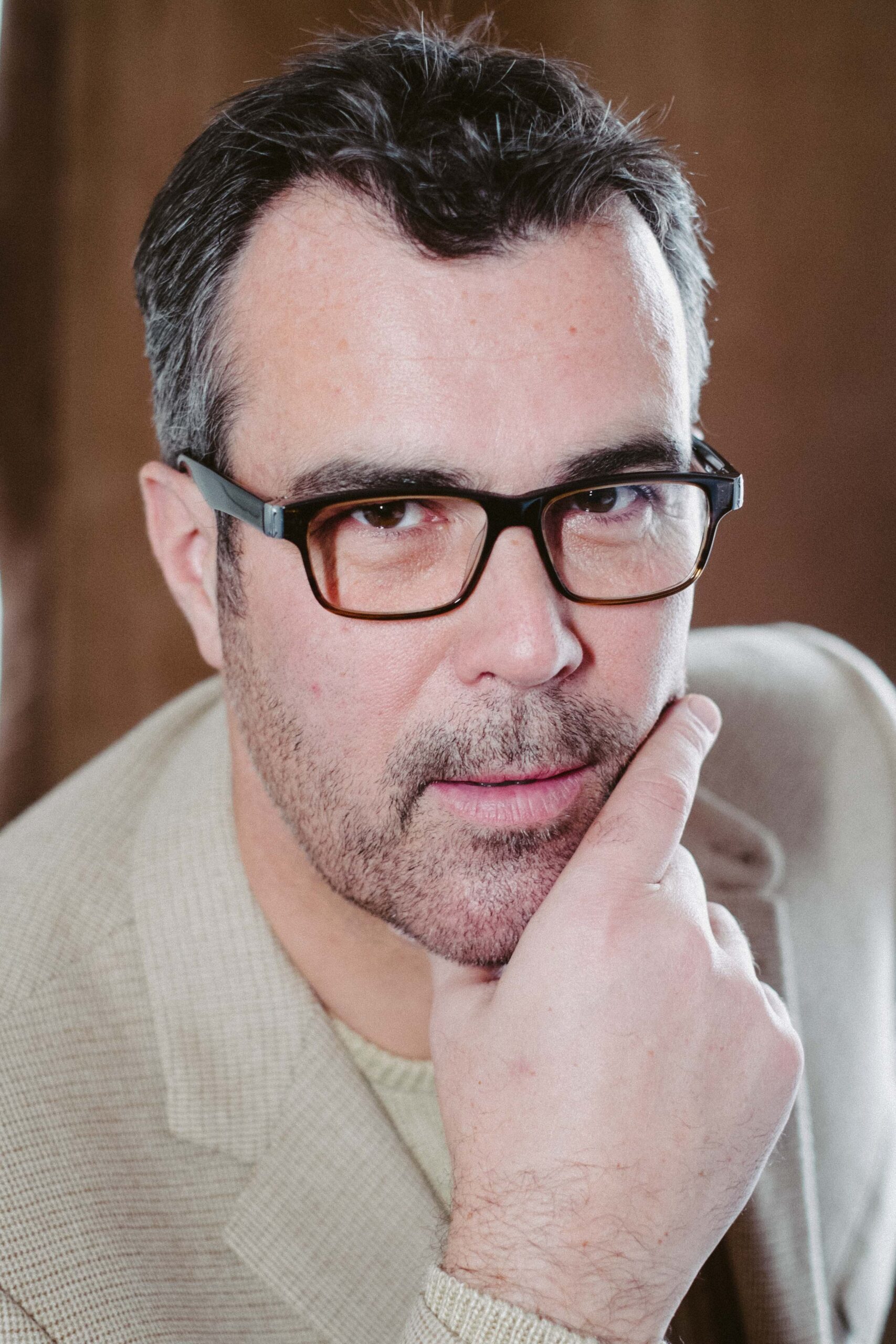 Executive portrait of Olivier Chavy CEO of Wilson Associates Dallas in NYC by lifestyle photographer William Bichara