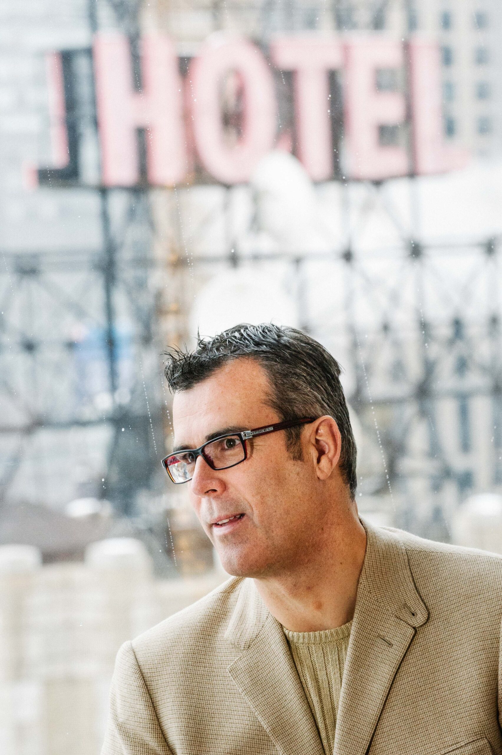 Executive lifestyle portrait of Olivier Chavy at Wilson Associates photographed by William Bichara
