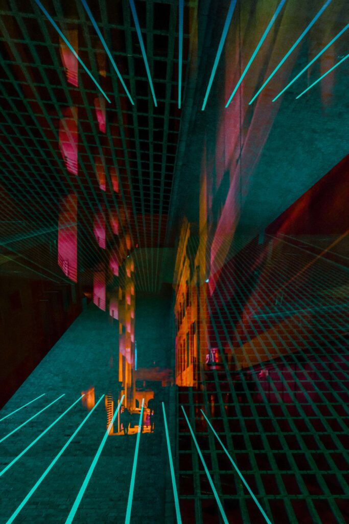 Fujifilm X-T5 prism lens FX photography experiment on Dallas streets at night by William Bichara