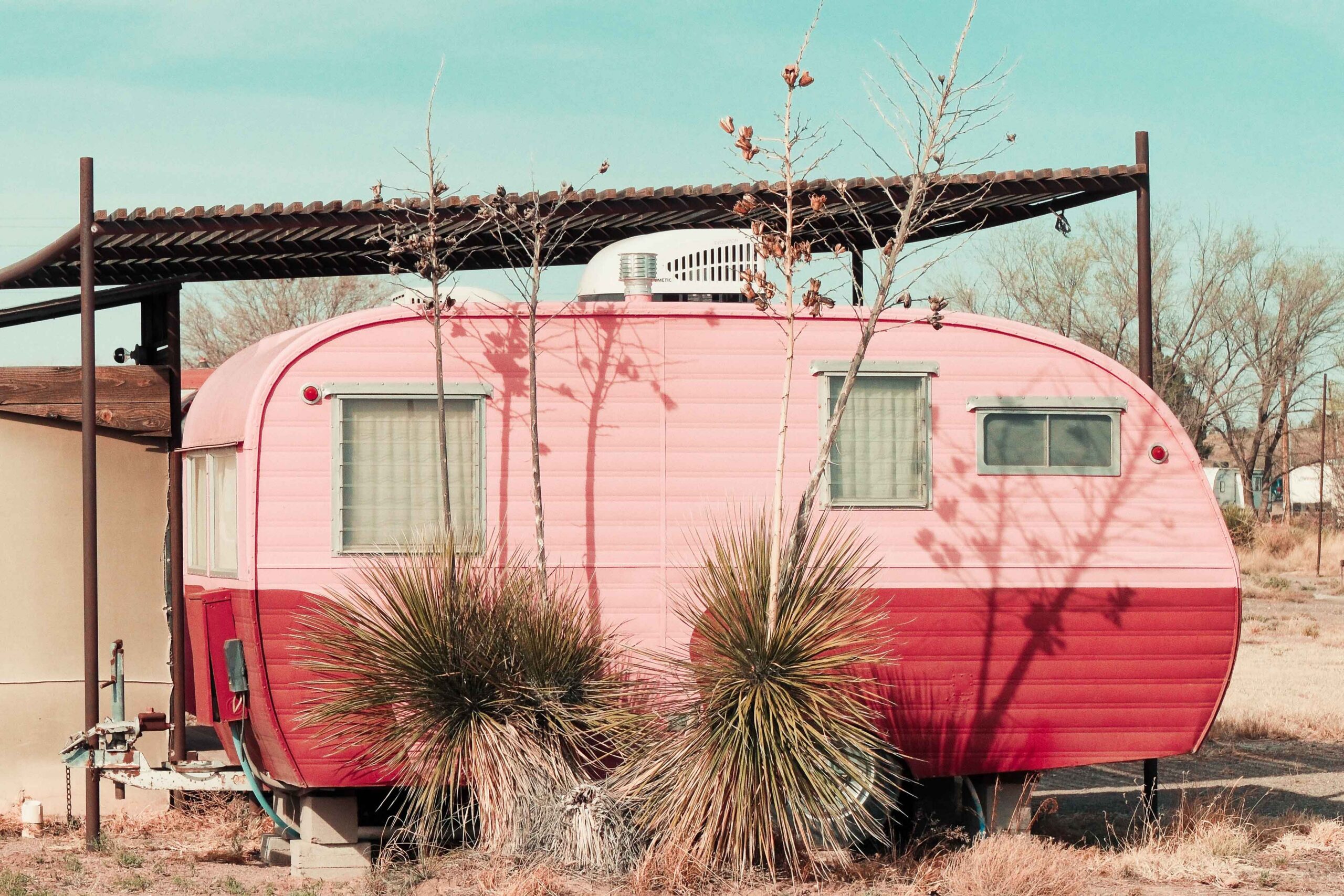 el cosmico camping ground and trailer in marfa texas