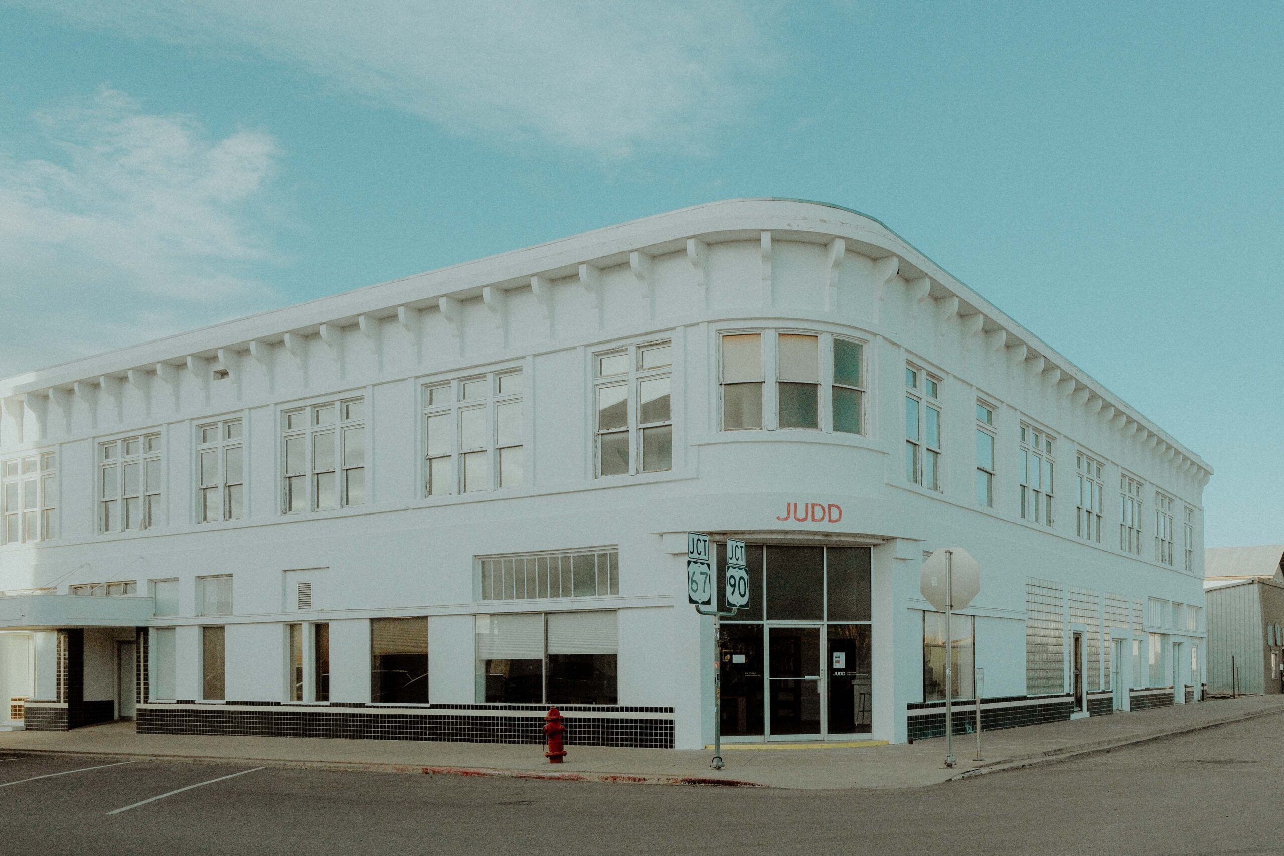 The Print Building purchased by Donald Judd Marfa Texas