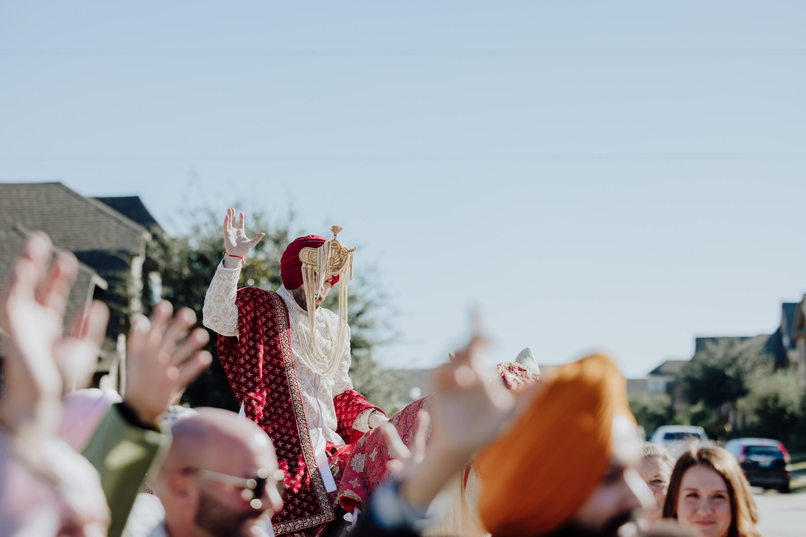groom travis barat at gurdwara sikh sangat euless texas