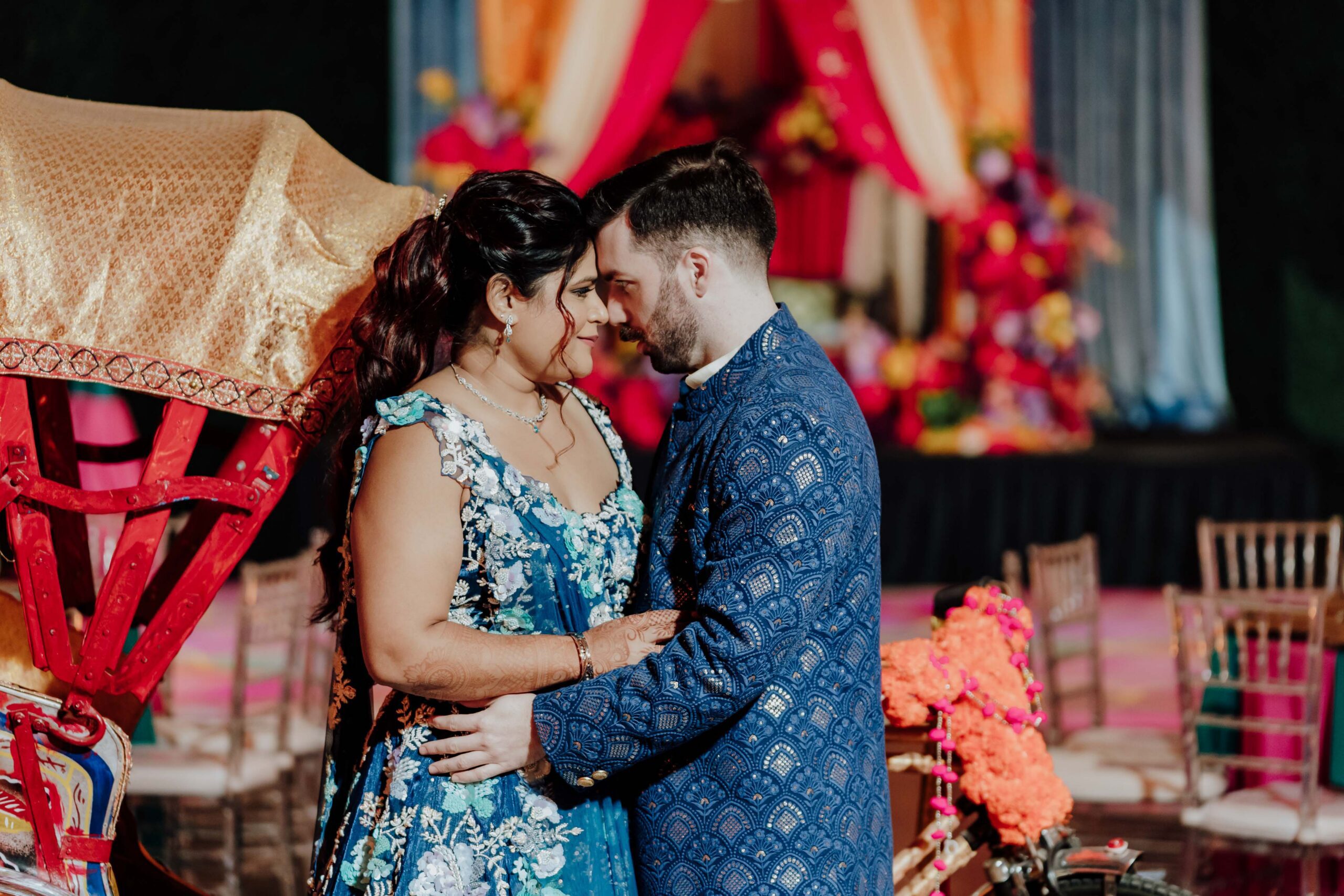 Sangeet welcome dinner at Howell and Dragon Dallas for Surbhi and Travis fusion wedding by William Bichara